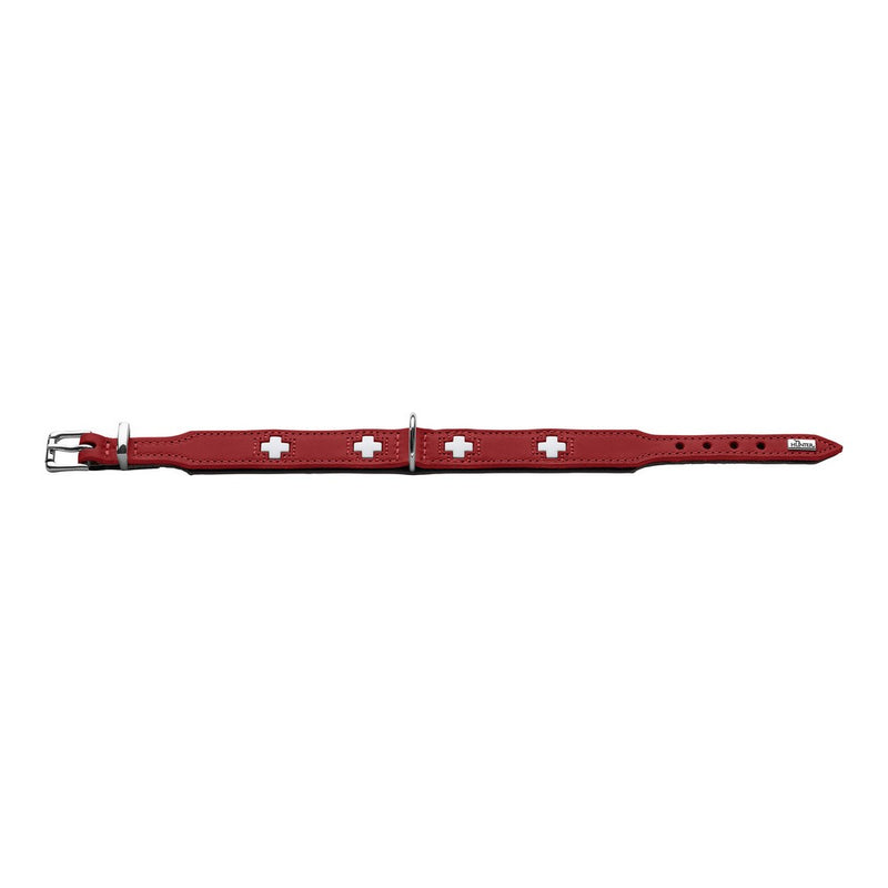 Collare per Cani Hunter Swiss Rosso/Nero (38-43.5 cm)