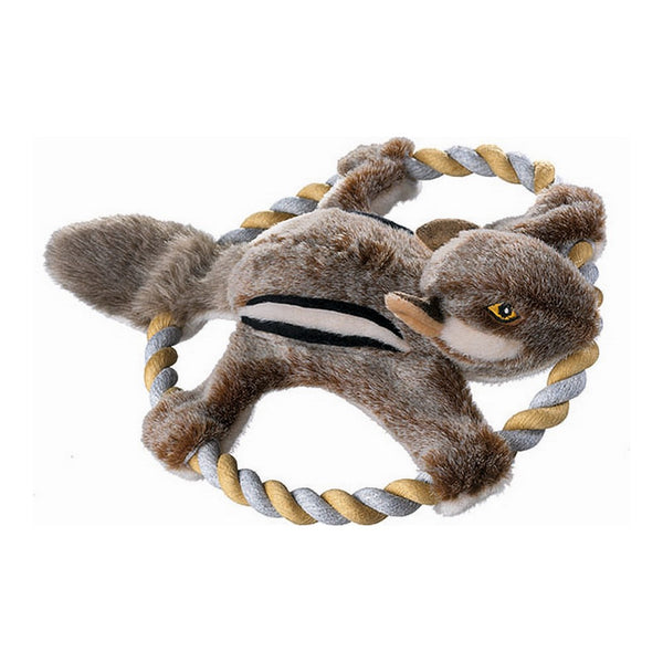 Peluche per cani Hunter Wildlife Train Con corda Scoiattolo (30 cm)