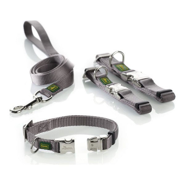 Collare per Cani Hunter Alu-Strong Grigio Taglia M (40-55 cm)