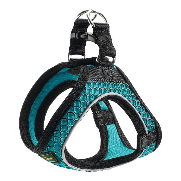 Imbracatura per Cani Hunter Hilo-Comfort Turchese Taglia XXS (26-30 cm)