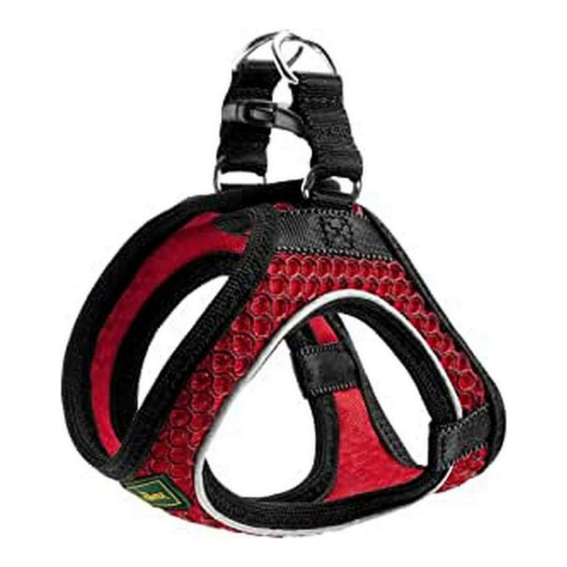 Imbracatura per Cani Hunter Hilo-Comfort Rosso Taglia M/L (58-63 cm)