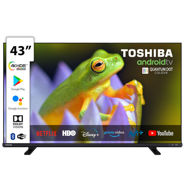 Smart TV Toshiba 43QA4C63DG 43" UHD DLED ANDROID TV