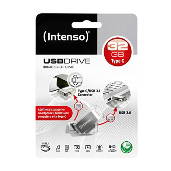 Intensive USB -Speicher 3536480 32 GB Silber 32 GB USB -Speicher