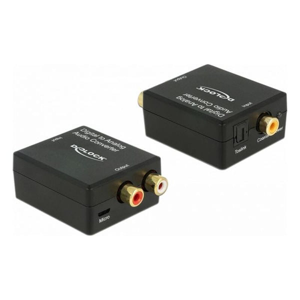 Convertidor de audio de Delock Toslink - Black RCA