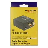 Convertitore Audio DELOCK Toslink - RCA Nero