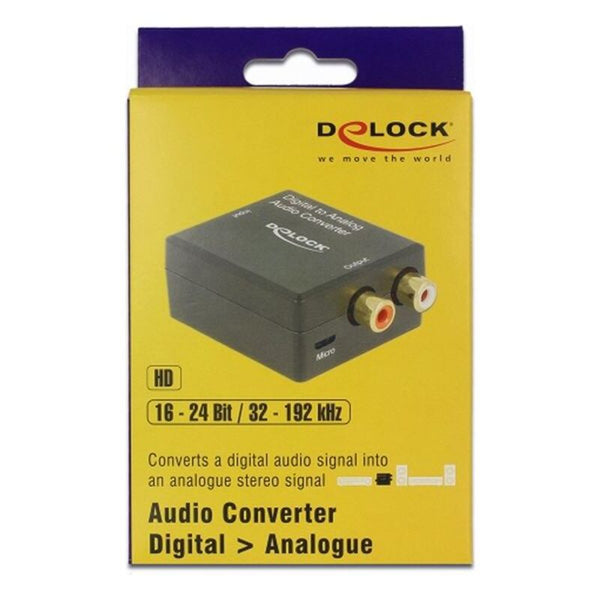 Convertisseur audio Delock Toslink - Black RCA