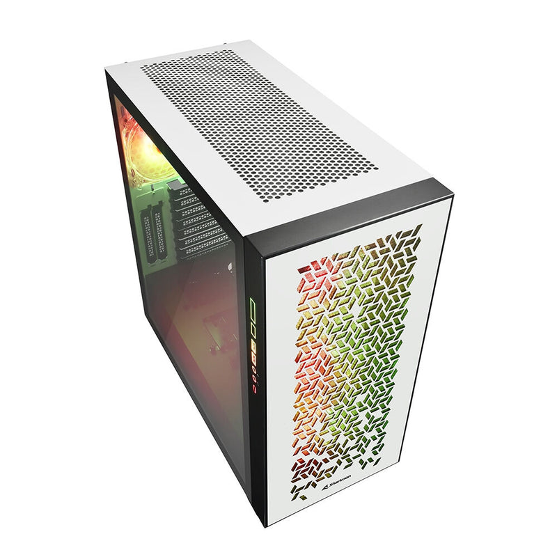 Cassa Semitorre ATX Sharkoon CA300H Bianco RGB