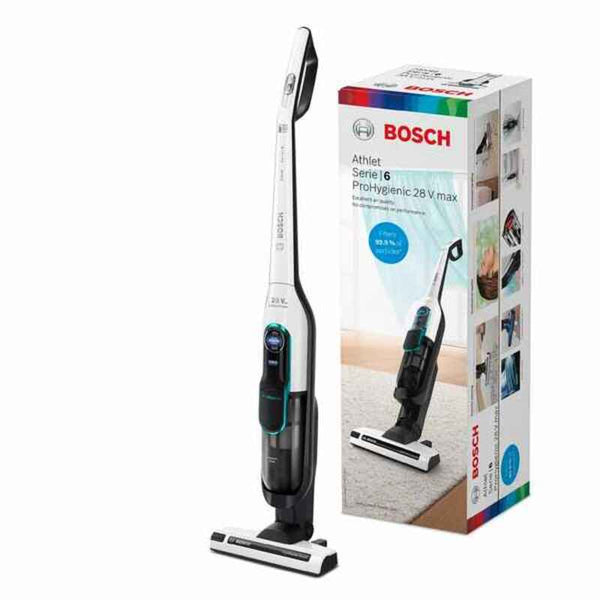 Scopa Elettrica Senza Fili BOSCH CH86HYG2 Serie 6 Athlet ProHygienic 28 V