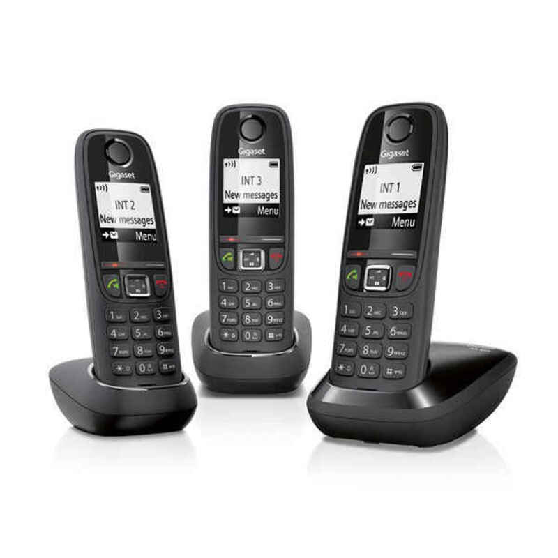 Telefono Fisso Gigaset L36852-H2501-D211 Nero Senza Fili 3 uds