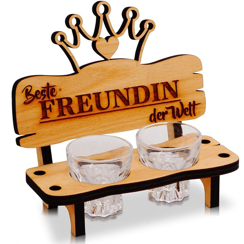 Set di Portacandele Beste Freundin der Welt (Ricondizionati C) - zannishop