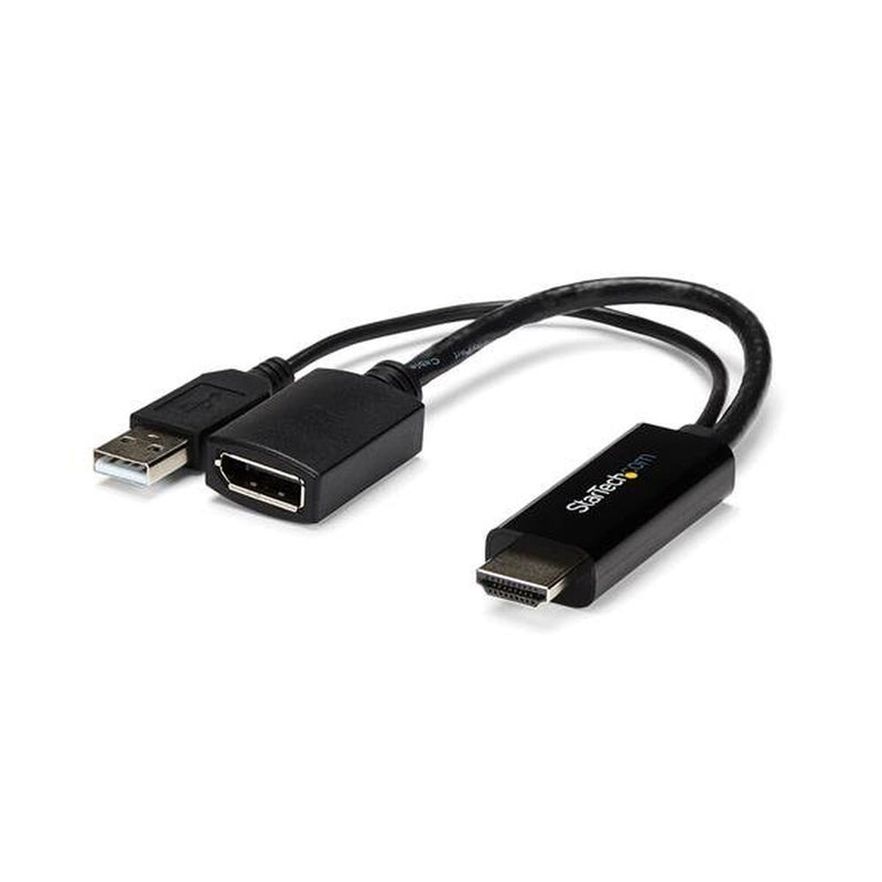 Adattatore DisplayPort con HDMI Startech HD2DP                Nero 4K