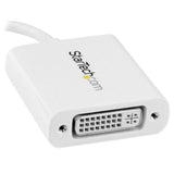 USB C -Adapter mit DVI StartEch CDP2DVIW Weiß