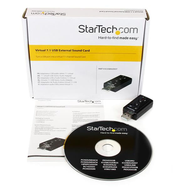 Carte audio startech iicusbaudio7