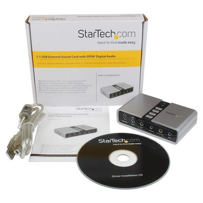 Carte audio startech icusbaudio7d