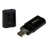 Carte externe USB startech icusbaudiob Nero