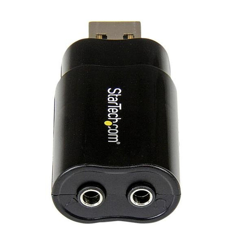 Carte externe USB startech icusbaudiob Nero