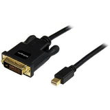 Mini DisplayPort -Adapter mit DVI StartEch MDP2DVIMM10B 3 m Schwarz