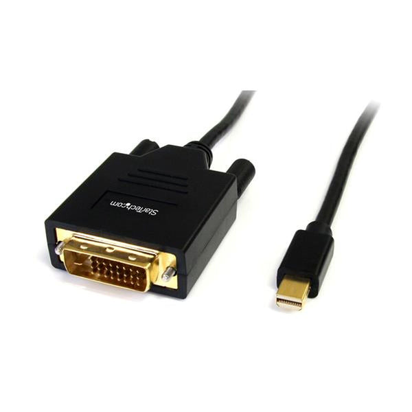 Mini DisplayPort -Adapter mit DVI StartEch MDP2DVIMM6 (1,8 m) schwarz 1,8 m