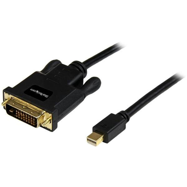 Mini DisplayPort -Adapter mit DVI StartEch MDP2DVIMM6B (1,8 m) schwarz 1,8 m