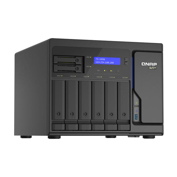 NAS QNAP TS-H886-D1622-16G Black Storage