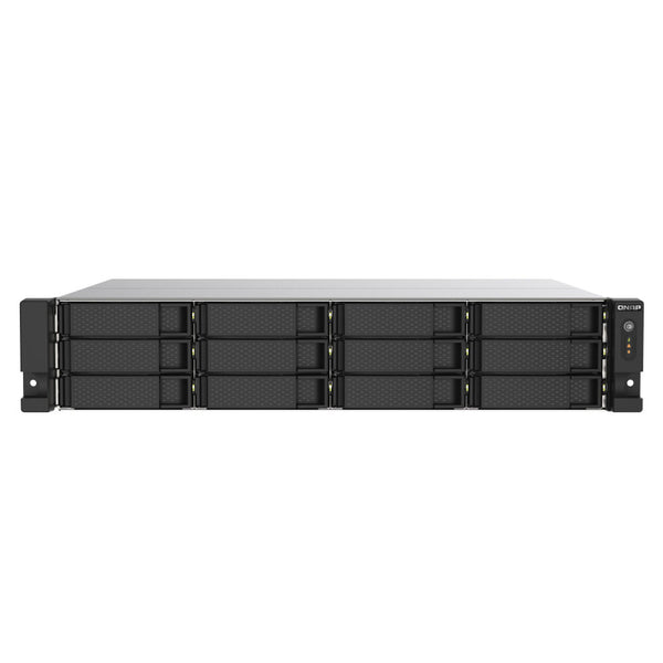 Memorizzazione in Rete NAS Qnap TS-1273AU-RP-8G      Nero Grigio