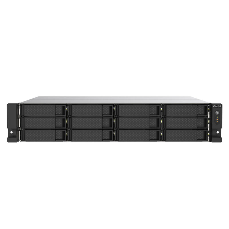 Memorizzazione in Rete NAS Qnap TS-1273AU-RP-8G      Nero Grigio