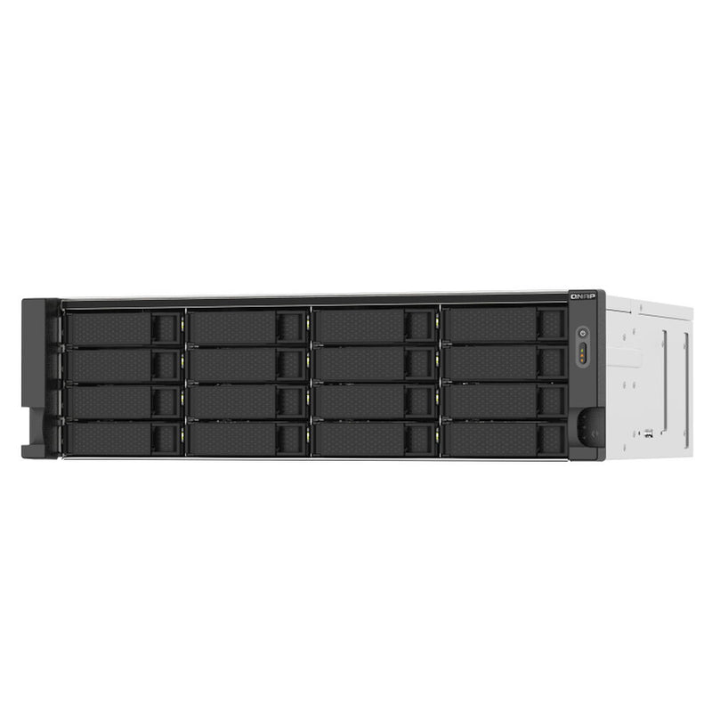 Memorizzazione in Rete NAS Qnap TS-1673AU-RP-16G     Nero Grigio