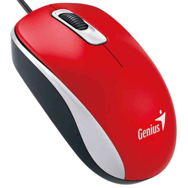 Mouse con Cavo e Sensore Ottico Genius DX-110 Rosso