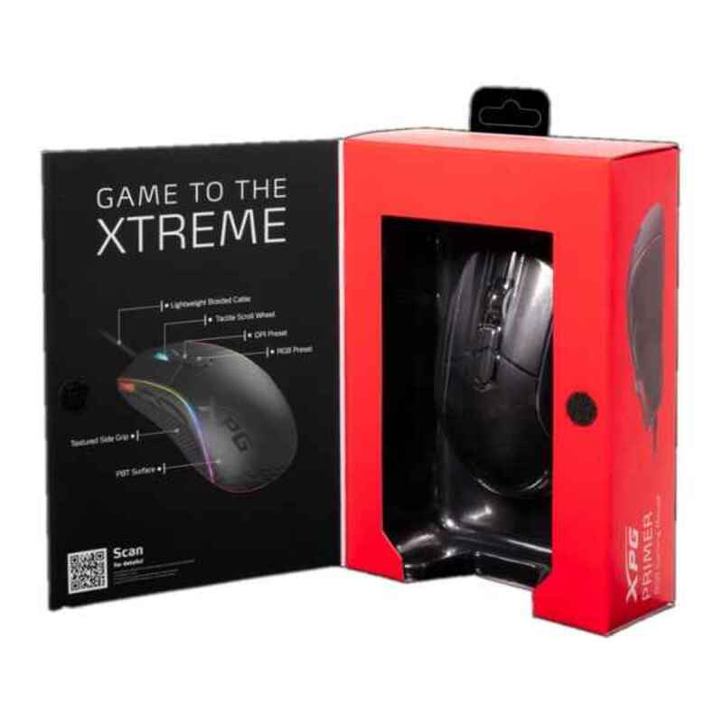 Gaming de souris XPG Primer 12000 PPP LED RGB Black