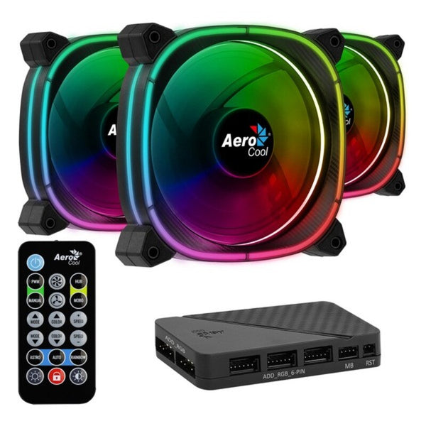 Aerocool Astro 12 Pro Ø 12 cm 1000 tr / min argb LED