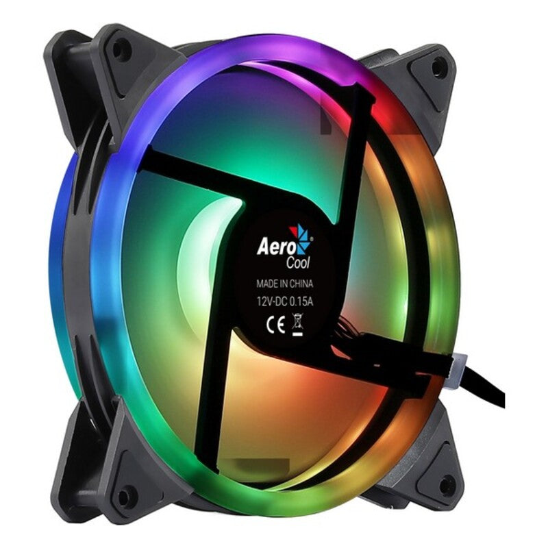 Ventilateur d'Aerocool AE-CFDUO14 1000 tr / min (Ø 14 cm) RVB