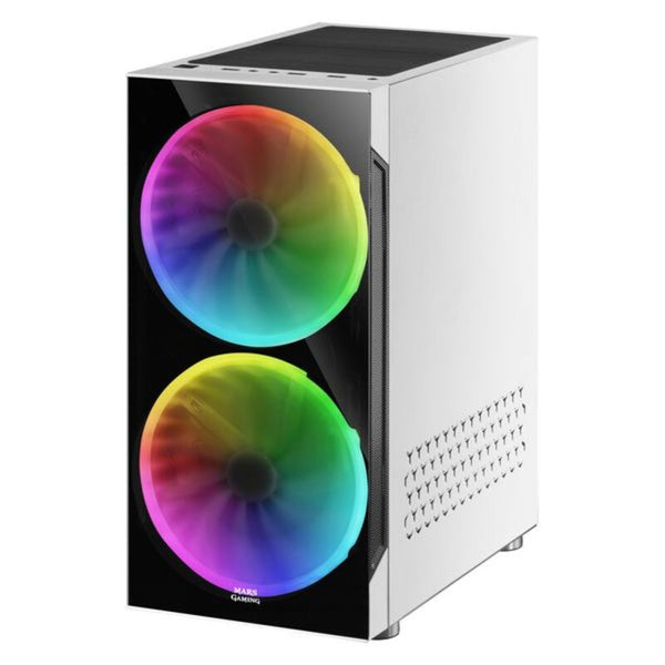 ATX Semi-Tower Rechner Mars Gaming MC9W LED RGB Weiß