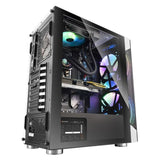 ATX Semi-Tower Rechner Mars Gaming MC9W LED RGB Weiß