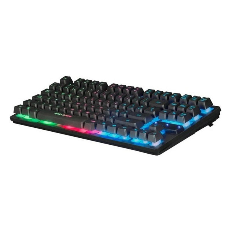 Tastatur und Gaming Maus Mars Gaming MCPTKLES 3200 dpi RGB Schwarz (Spanisch)