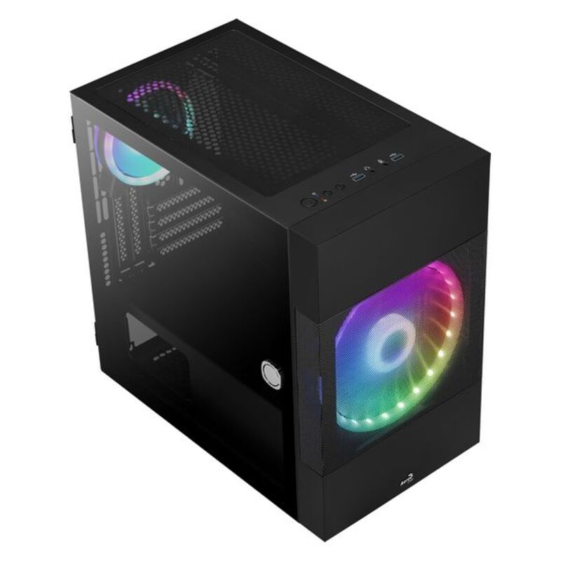 Seritorre Cheers Micro ATX Mars Gaming Atomicbk LED RGB Black