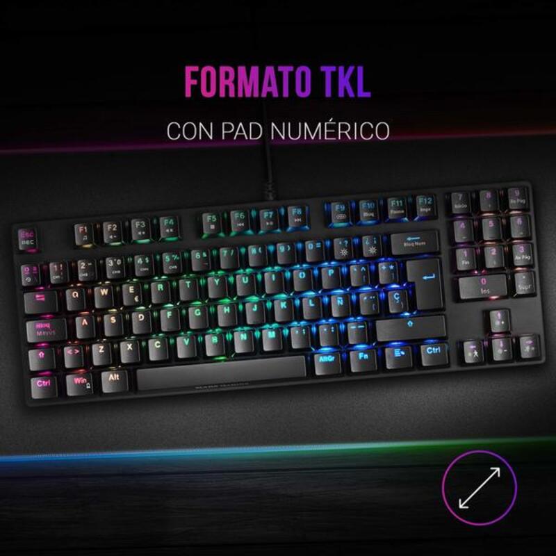 Marte Gaming Gaming Game Mkrevo Pro lideró RGB