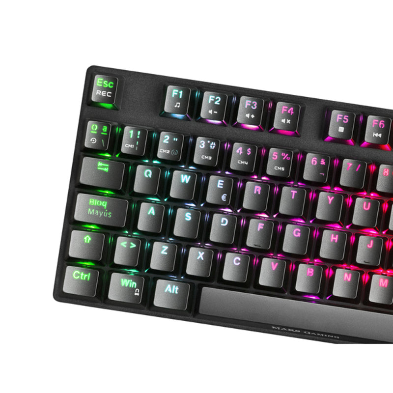 Teclado Gaming Mars Gaming MKREVO PRO LED RGB PT