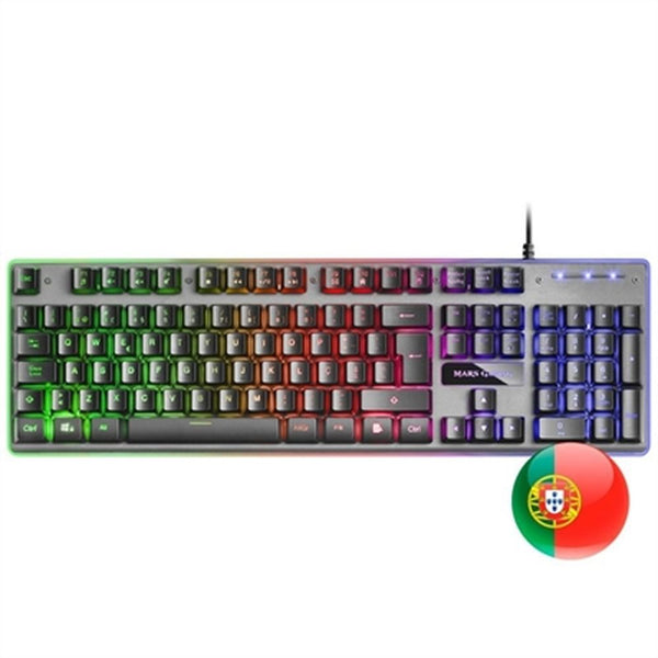 Gaming Tastatur Mars Gaming ‎MK220PT Portugiesisch