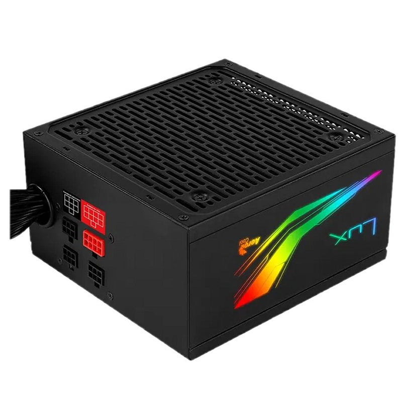 Fonte di Alimentazione Aerocool LUX RGB Nero 1000W Ø 12 cm Sì