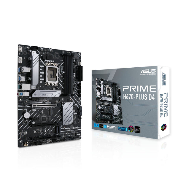 ASUS PRIME H670-Plus D4 LGA1700 ATX Carte mère