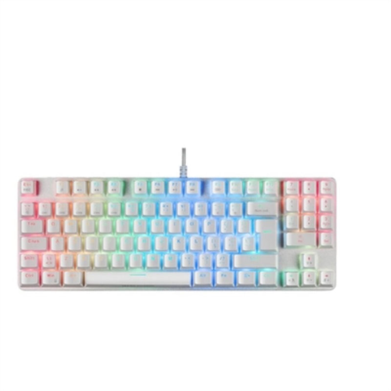 Keyboard de juego Mars MkREVOPROWRPT WHITE LED RGB