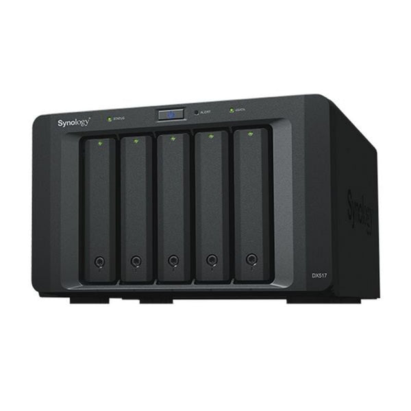 Memorizzazione in Rete NAS Synology DX517 2,5"-3,5" SATA 60 TB Nero