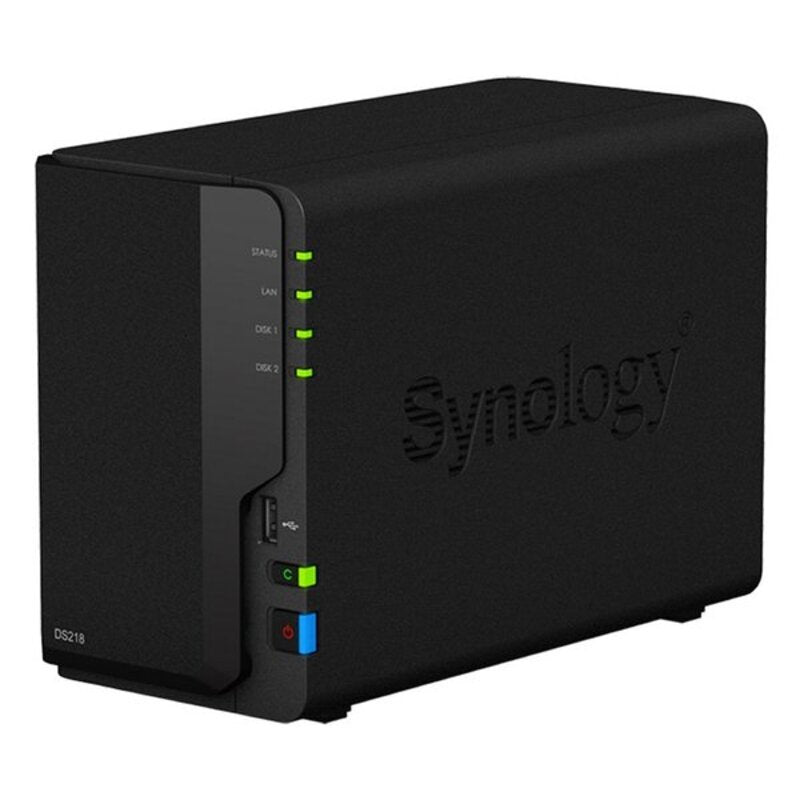 NAS Synology DS218 Realtek RTD1296 2 Go DDR4 19 dB Mémorisation