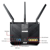 Router Senza Fili Asus 90IG0401-BM3000 2.4 GHz 5 GHz