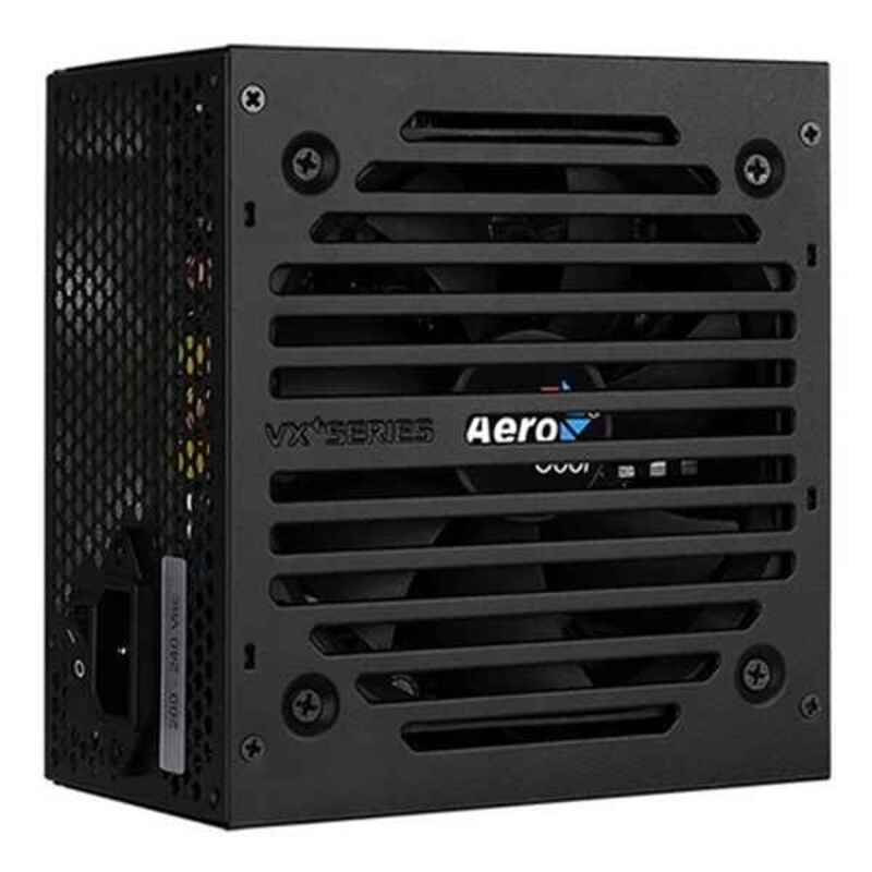 Fonte di Alimentazione Aerocool VX PLUS 650 Nero 600W ATX Ø 12 cm 650 W 120 W Sì 12,5 W 3,6 W