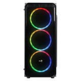 Cassa Semitorre ATX Aerocool SI5200RGB RGB USB 3.0 Nero