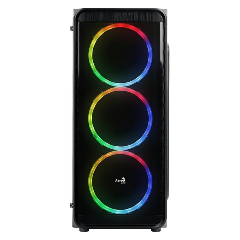 Cassa Semitorre ATX Aerocool SI5200RGB RGB USB 3.0 Nero