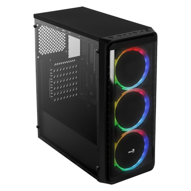 Cassa Semitorre ATX Aerocool SI5200RGB RGB USB 3.0 Nero