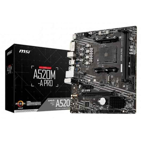 MSI A520M-A Pro Matx DDR4 AM4 AMD AM4 Carte mère