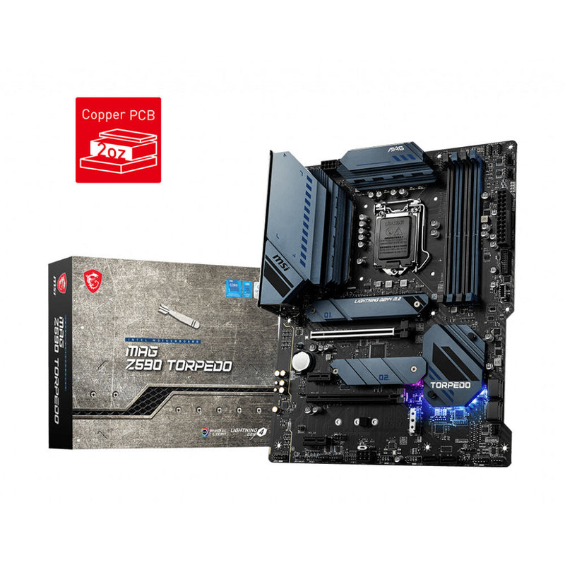 MSI Mag Torpedo ATX LGA1200 Intel Z590 Motorard